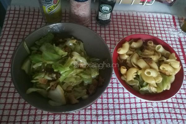莲花白炒肉的做法图解7