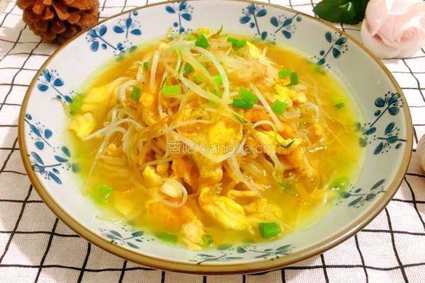 豆芽炒鸡蛋的做法图解7