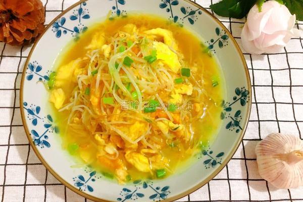 豆芽炒鸡蛋的做法图解8