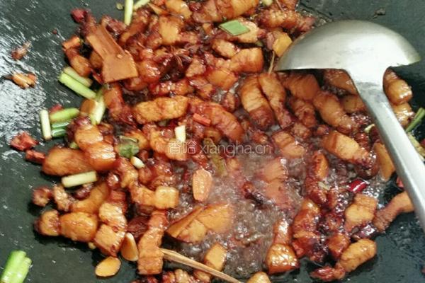 菠萝红烧肉的做法图解3