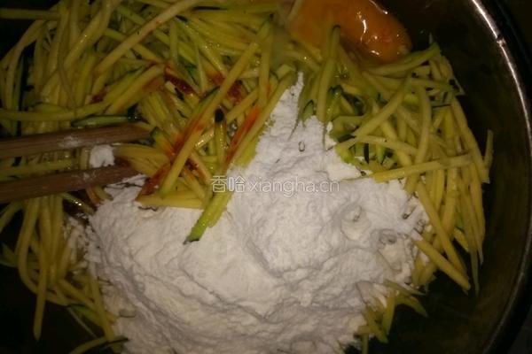 炸南瓜饼的做法图解3