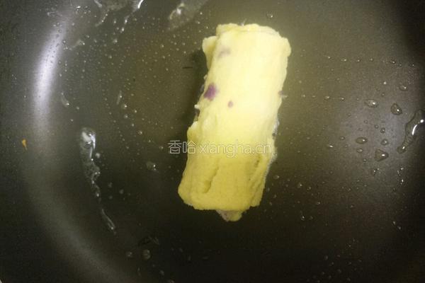 宝宝紫薯香蕉卷的做法图解8