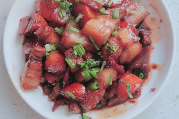 胡萝卜炖肉的做法图解4