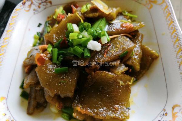 煎炒蕨粑的做法图解9