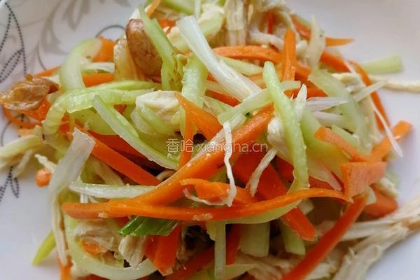 夏日清爽凉拌柠檬汁蔬菜鸡丝的做法图解11
