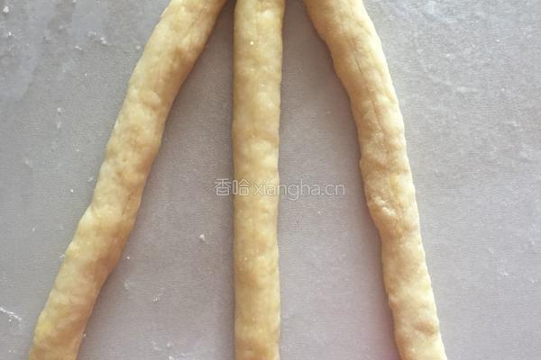 辫子面包（手揉面）的做法图解5