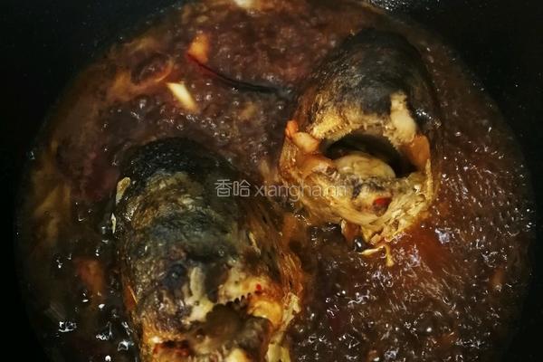 干锅鱼头的做法图解7