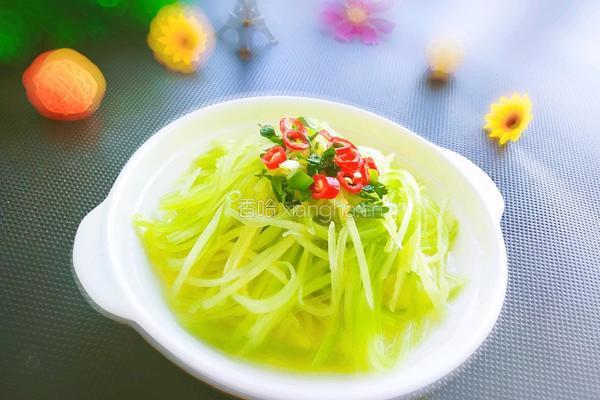 凉拌青笋的做法图解7