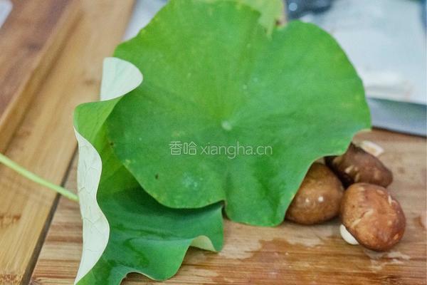 荷叶糯米鸡的做法图解1
