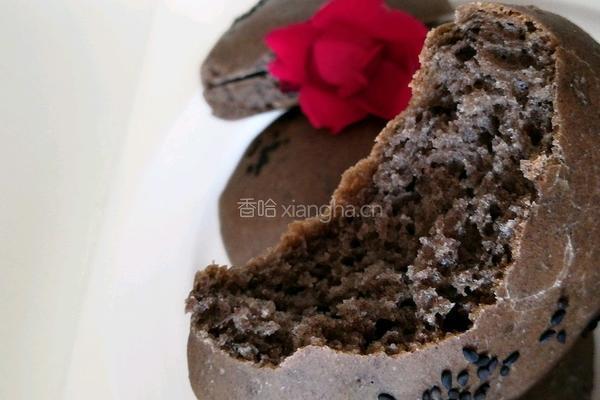 荞面黑芝麻馒头的做法图解4