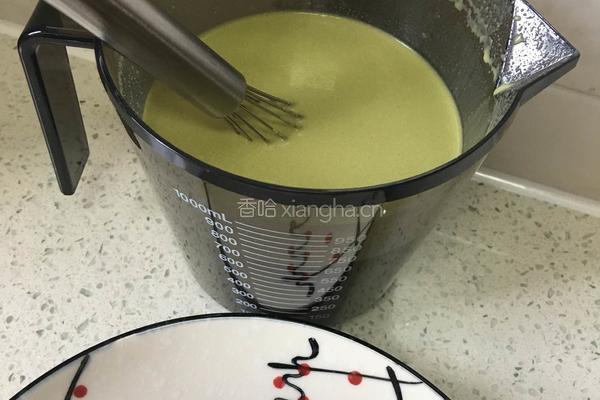 抹茶千层的做法图解4