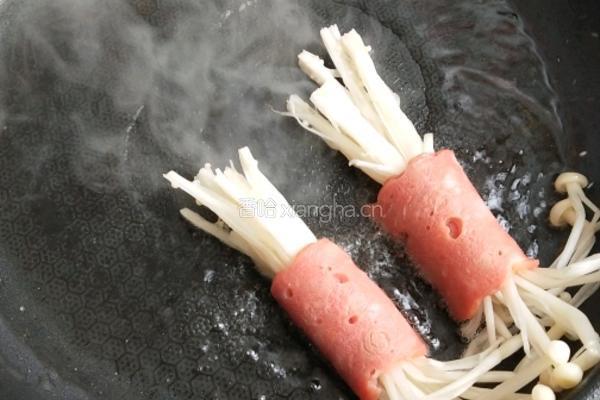 培根卷金针菇的做法图解8