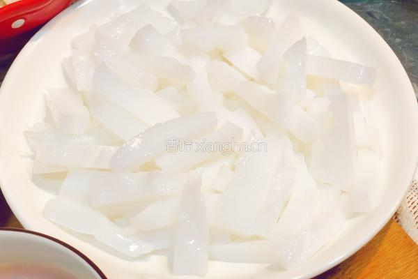 川味凉粉炒豆干的做法图解2