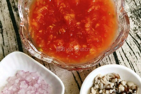 番茄肉酱菠菜面教学的做法图解5