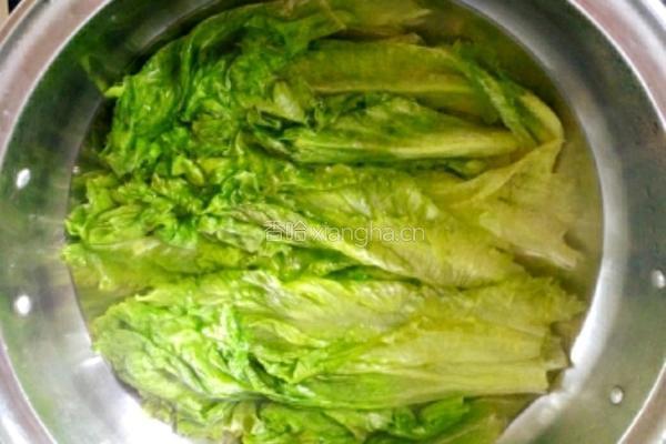 蚝油生菜的做法图解8