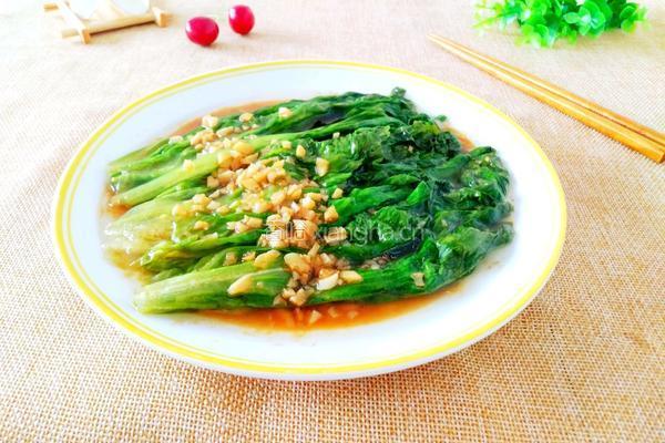 蚝油生菜的做法图解12