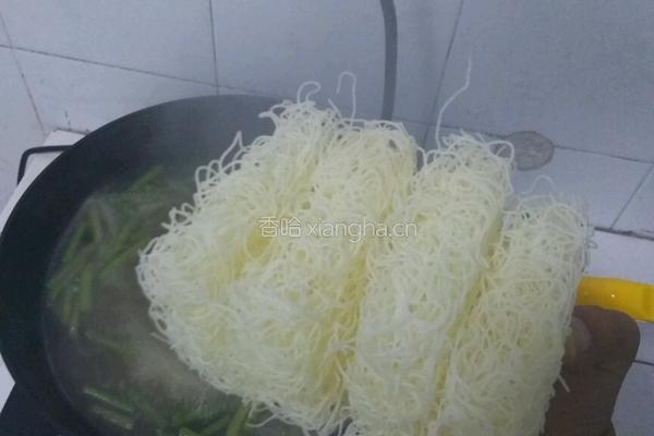 豆角粉丝汤的做法图解8