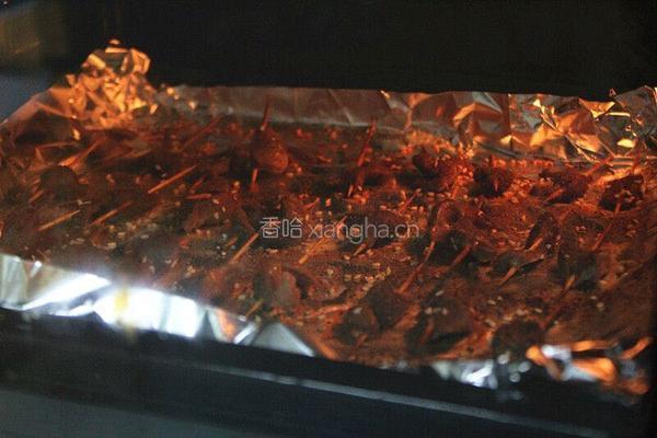 烤鸡胗的做法图解6