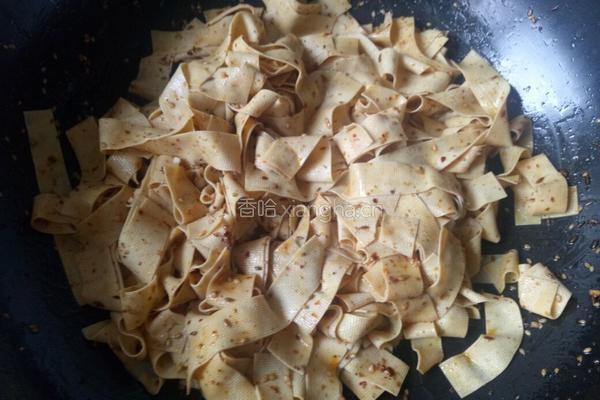 麻辣孜然干豆腐的做法图解18