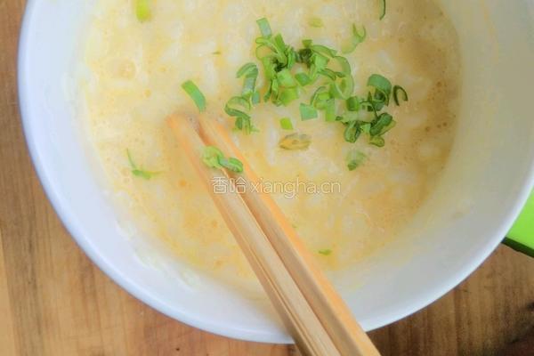 米饭煎饼的做法图解3