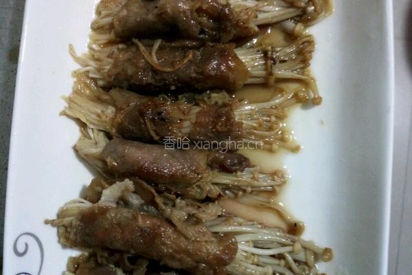 黑胡椒肥牛金针菇的做法图解7