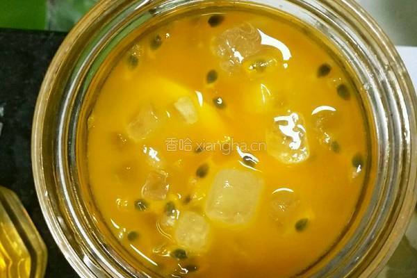 柠檬百香果蜂蜜茶的做法图解6