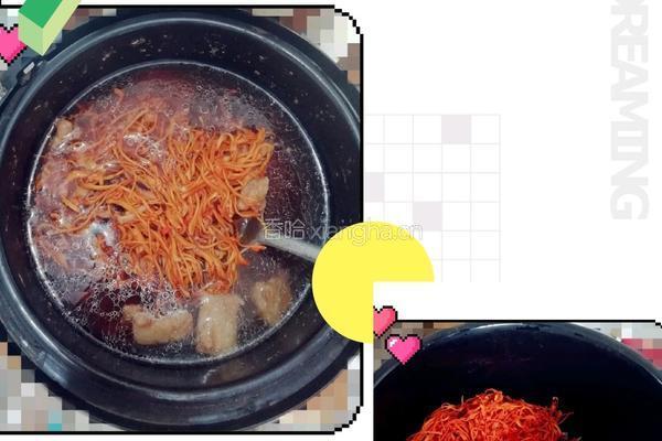 虫草花墨鱼排骨汤的做法图解5