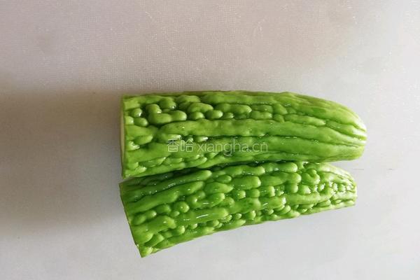 苦瓜紫薯圈的做法图解2