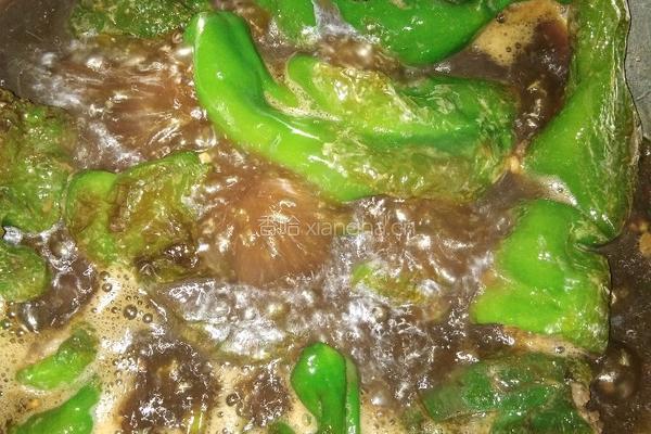 辣椒酿肉的做法图解7