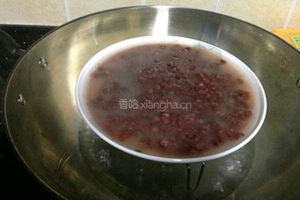 红豆糕的做法图解2