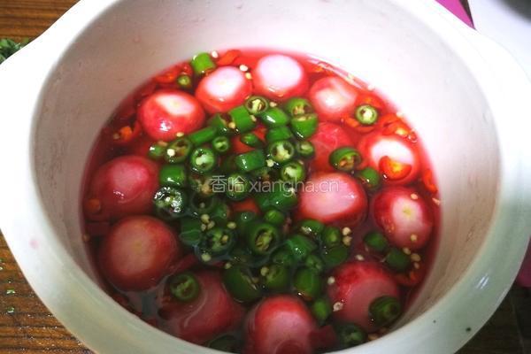 桂花蜜汁小萝卜的做法图解5