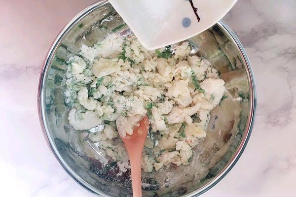 宝宝辅食之香菜土豆饼的做法图解7