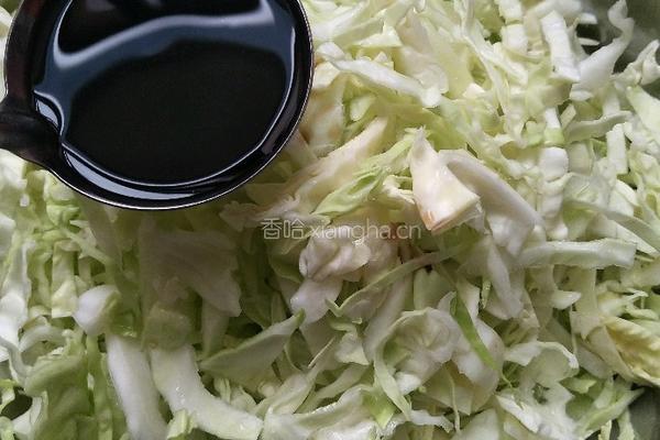凉拌包菜的做法图解3