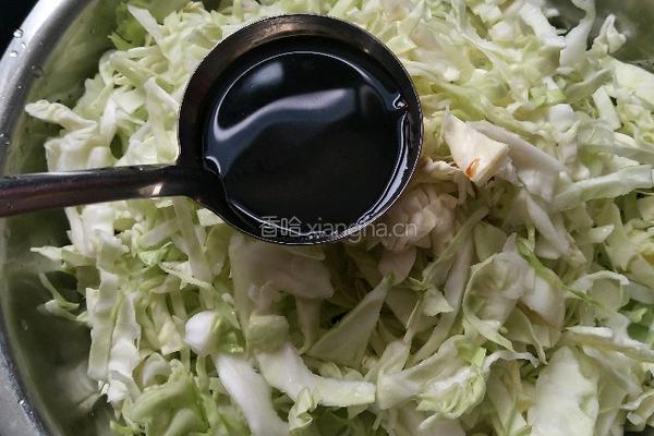 凉拌包菜的做法图解5