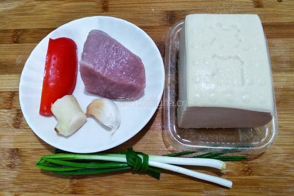 肉末豆腐的做法图解1
