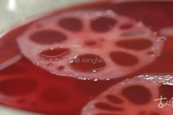 酸红藕||夏天就要食一份酸甜粉红的藕的做法图解4