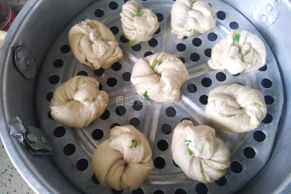 椒盐花卷的做法图解12