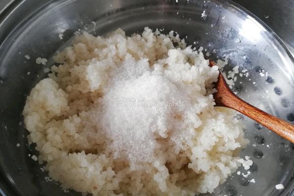 蔓越莓糯米糕的做法图解4