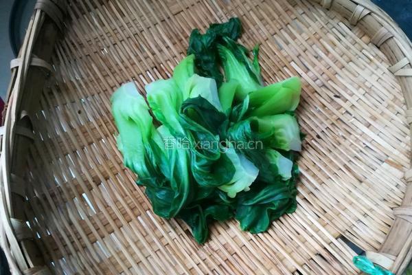 炒青菜的做法图解3