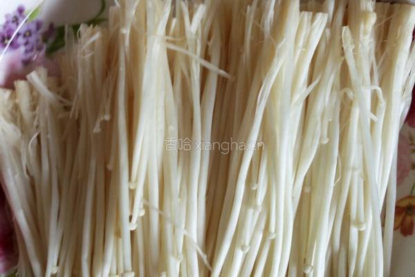 锡纸金针菇的做法图解1
