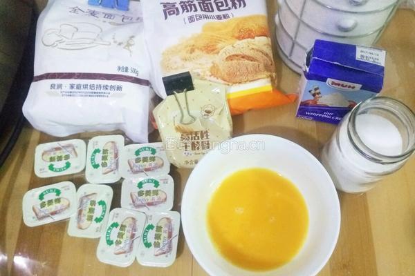 全麦果干吐司的做法图解1