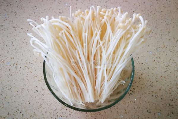 香辣金针菇粉丝的做法图解4