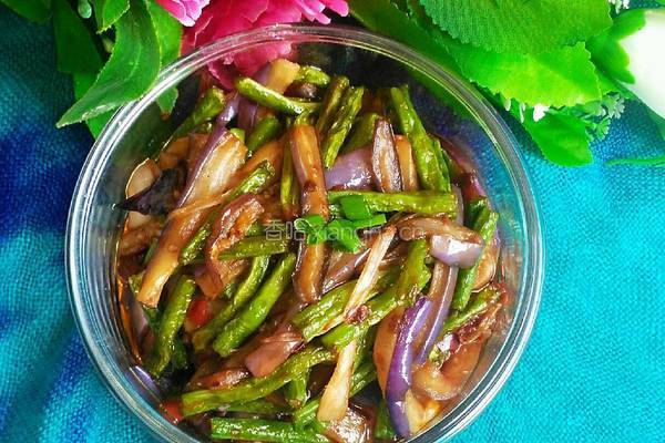 茄子烧豆角的做法图解9