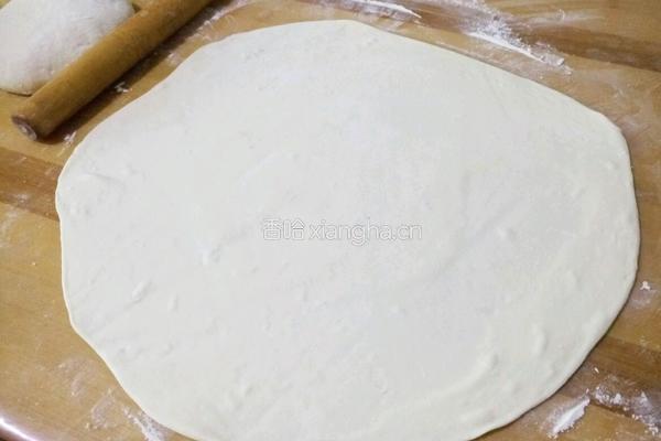 蒜苗发面千层饼的做法图解5