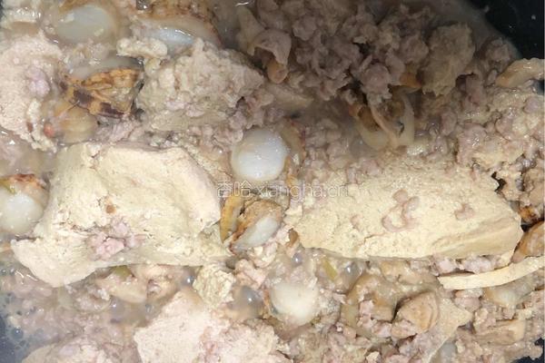 海鲜肉沫冻豆腐