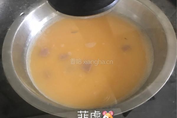 素火腿蒸蛋的做法图解7