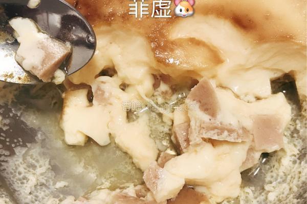 素火腿蒸蛋的做法图解11