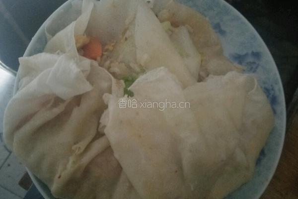 薄饼饭卷的做法图解6