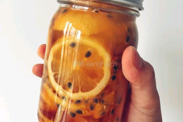 范冰冰同款蜂蜜柠檬百香果的做法图解6