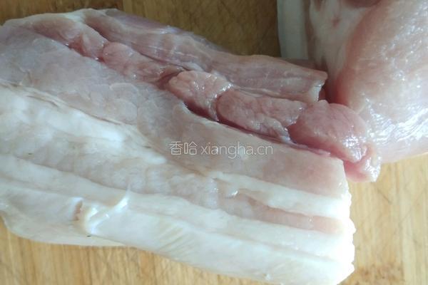 香煎五花肉的做法图解1